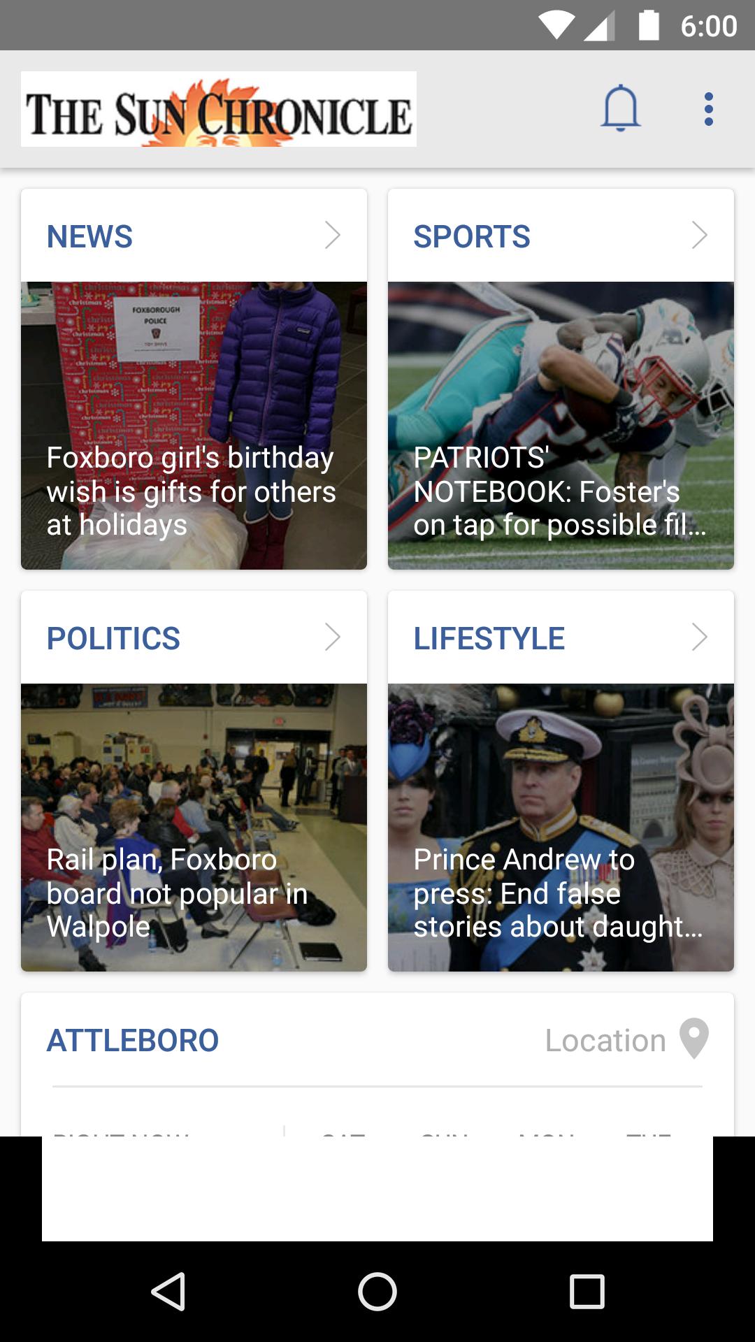 The Sun Chronicle,Attleboro,MA