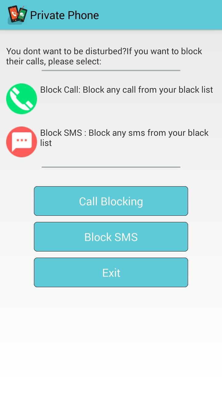 Security Call & Sms