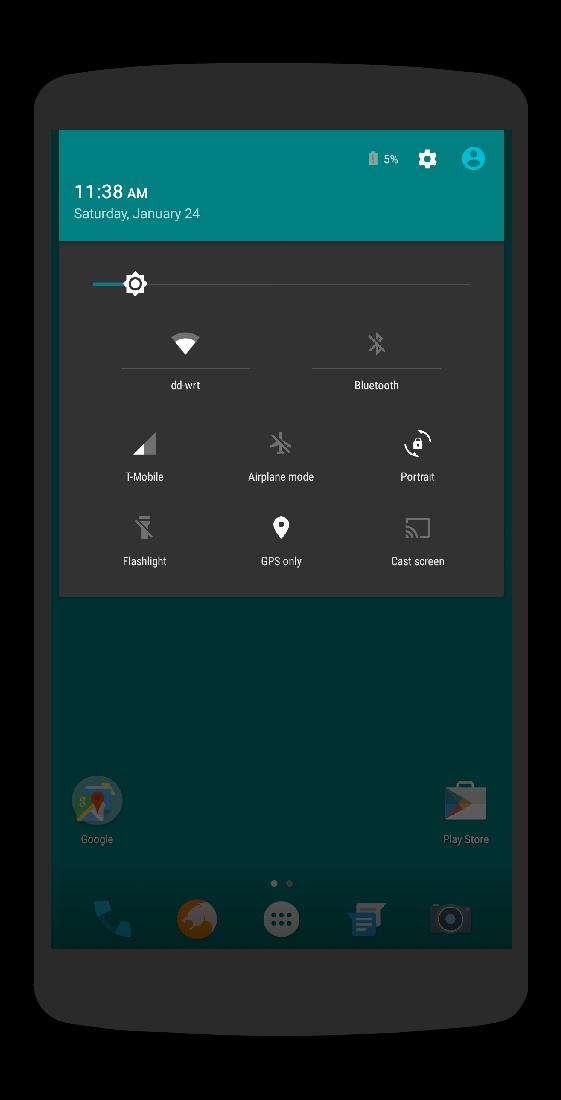 Teal CM 12 Theme