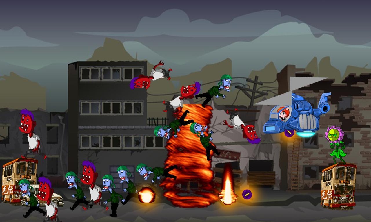 Angry Plants Catch Zombies