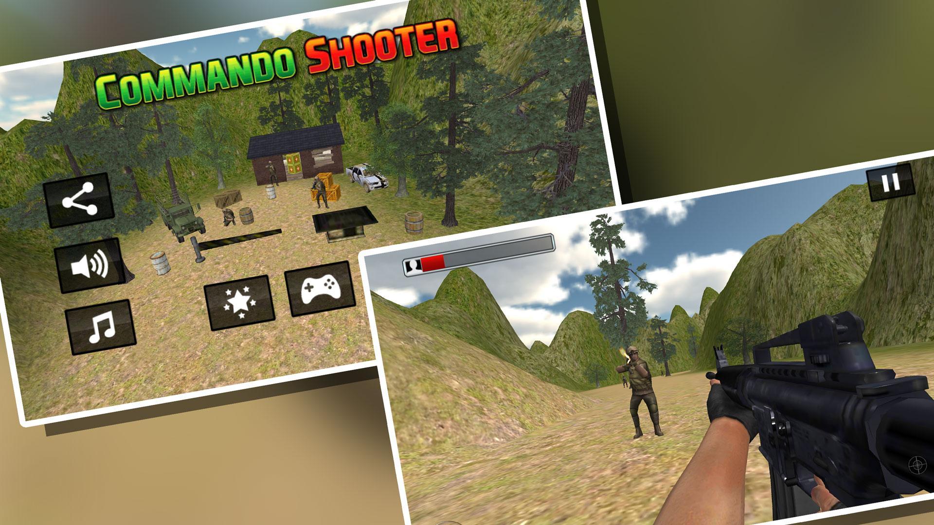 Commando Army Sniper Shooting