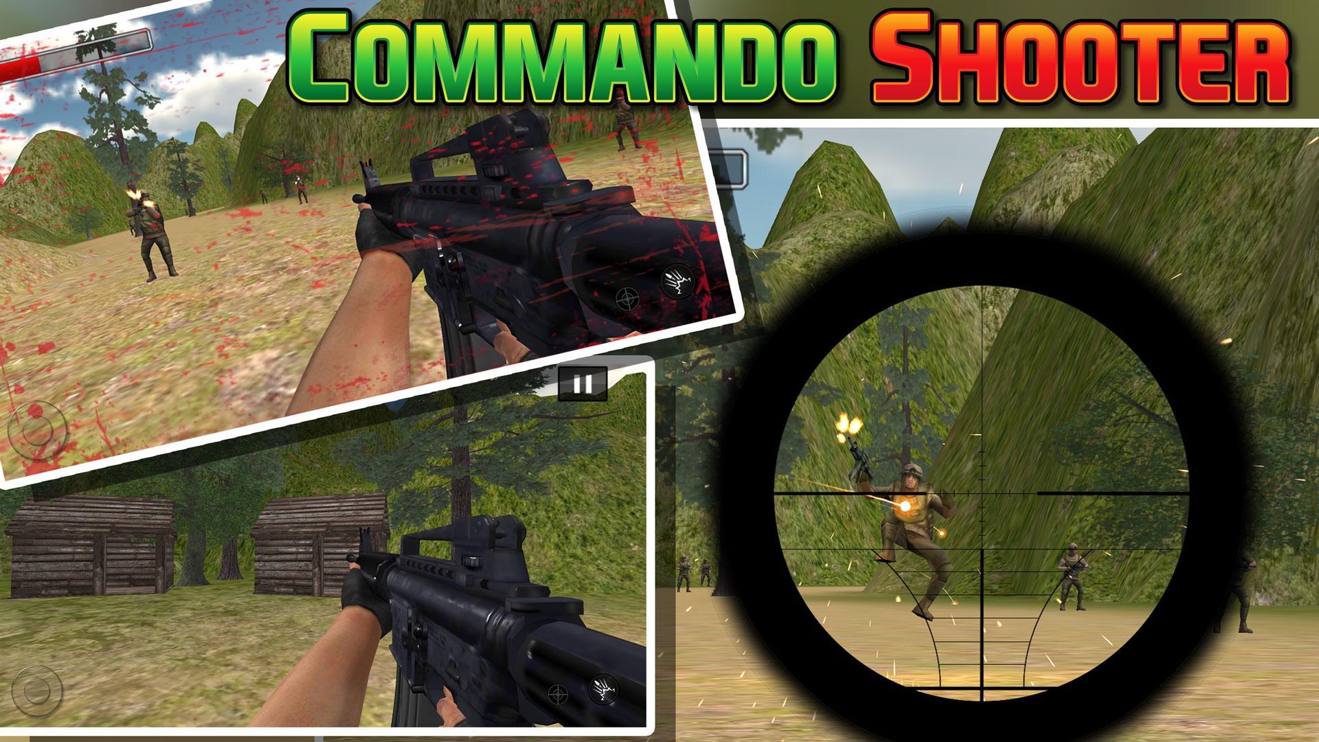 Commando Army Sniper Shooting