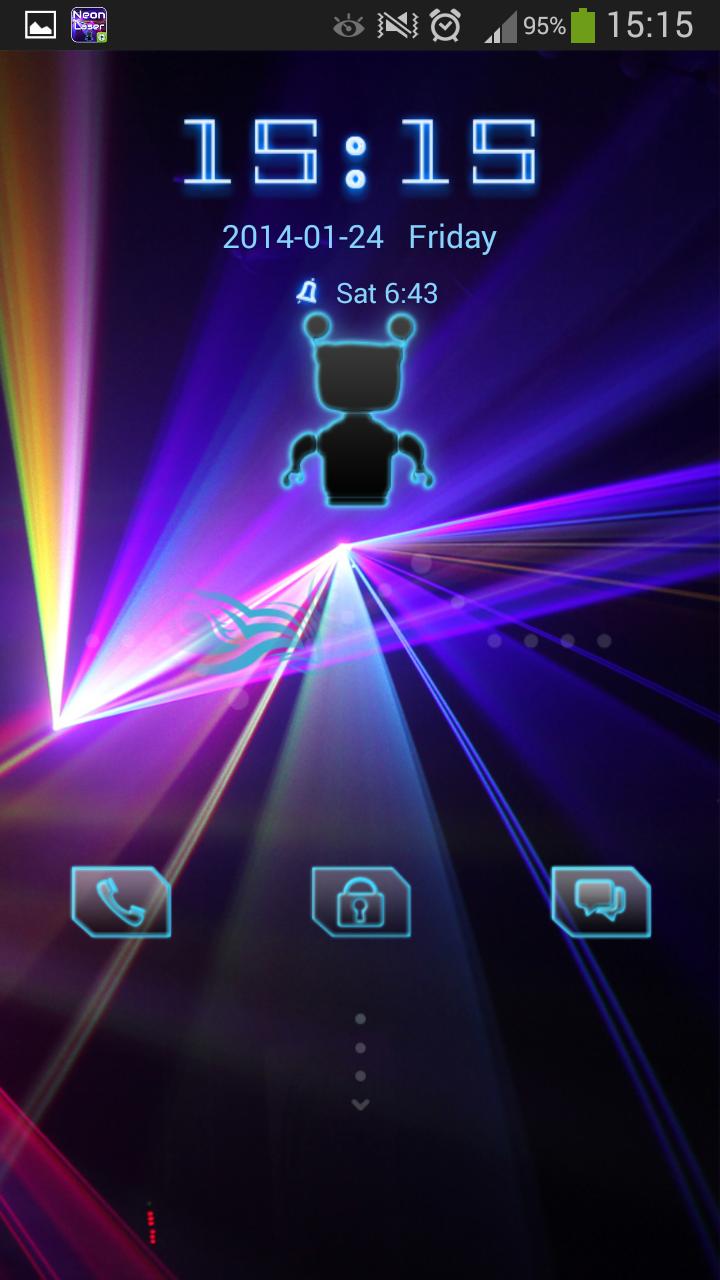 Neon Laser for GO Locker