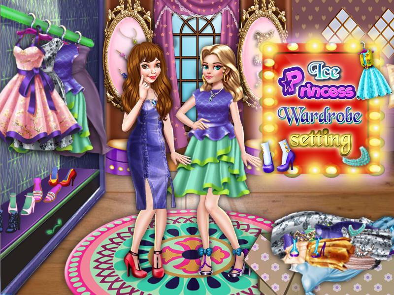 Ice Princess & Queen Fashion Wardrobe Setting Game