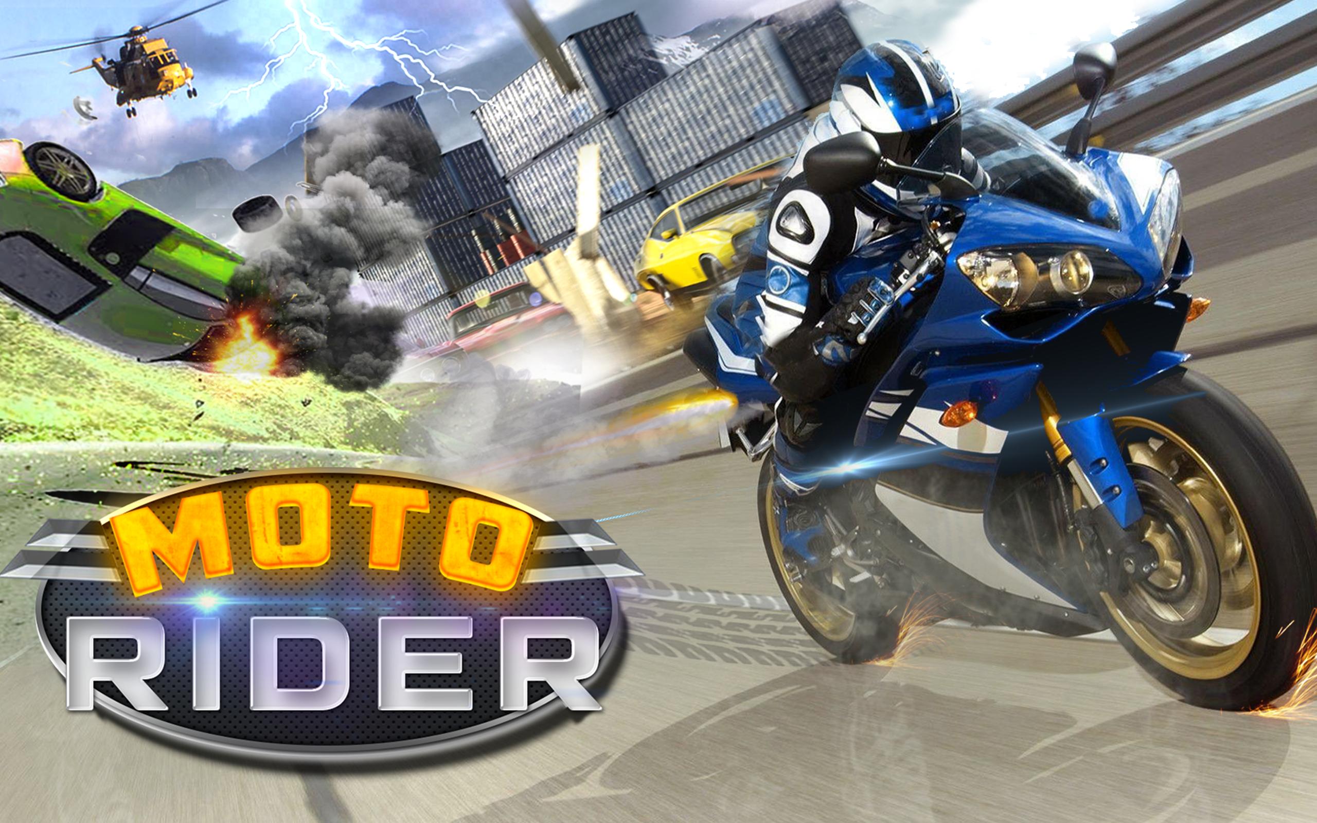 Moto Death Shooter Race on Highway