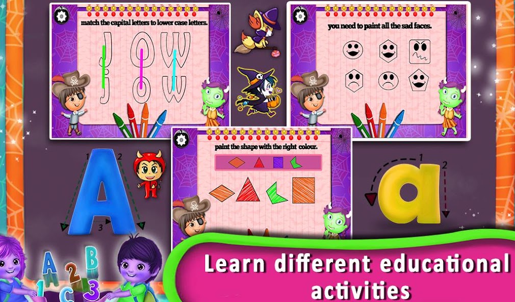 Halloween Coloring Book Pages