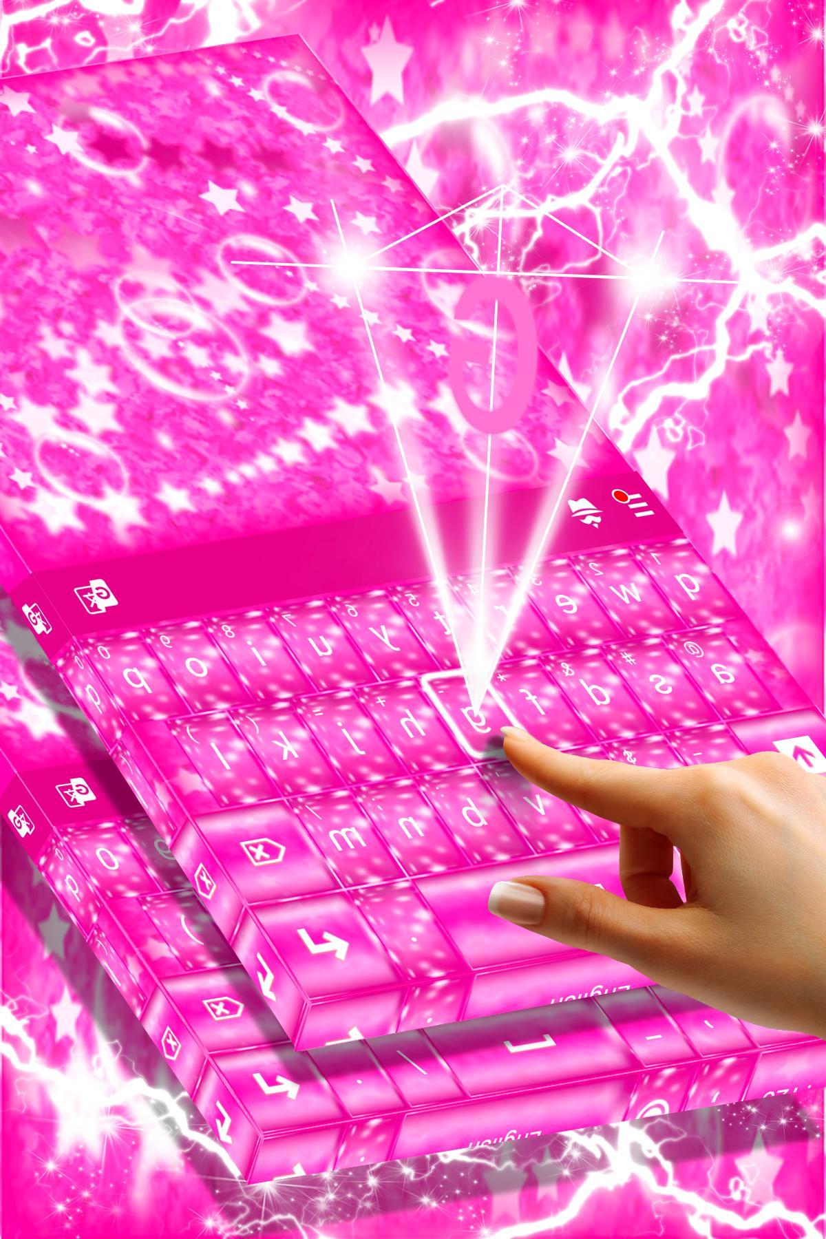 Pink Sparkles Keyboard