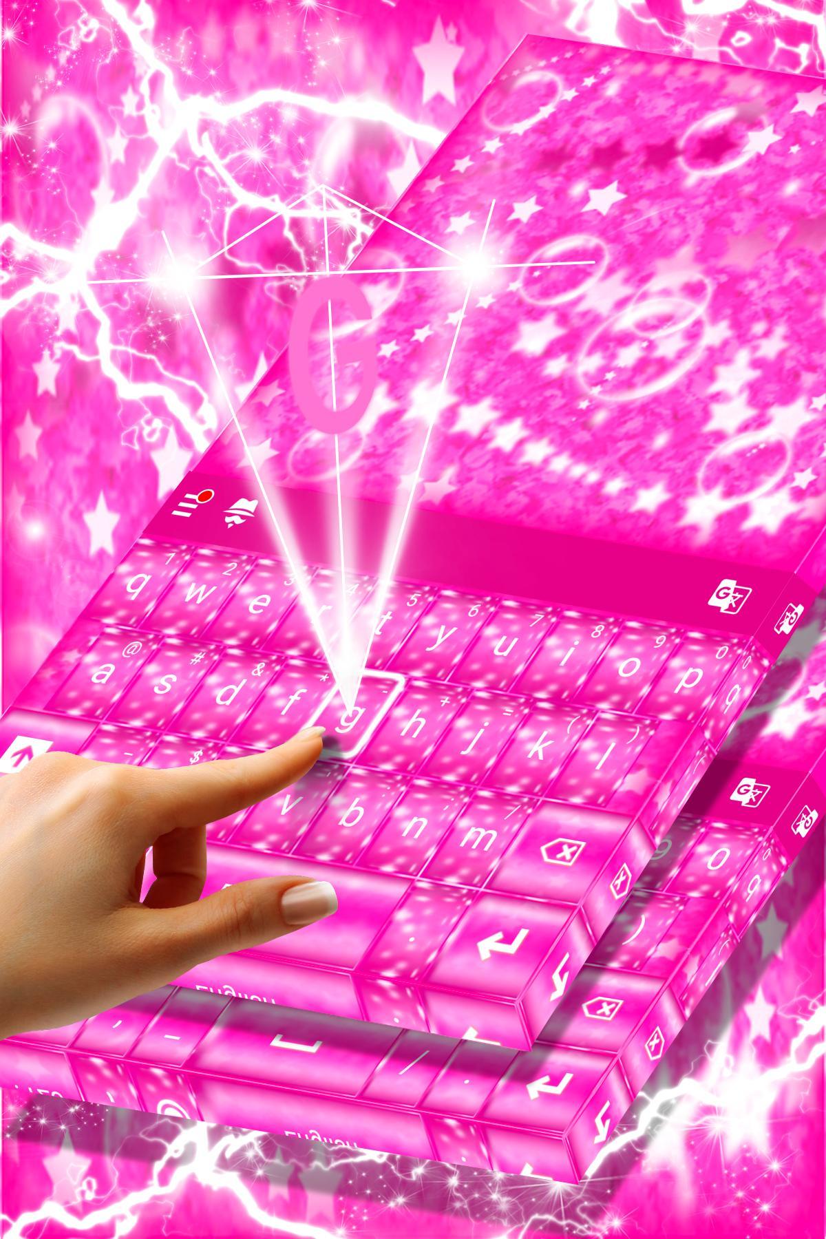 Pink Sparkles Keyboard