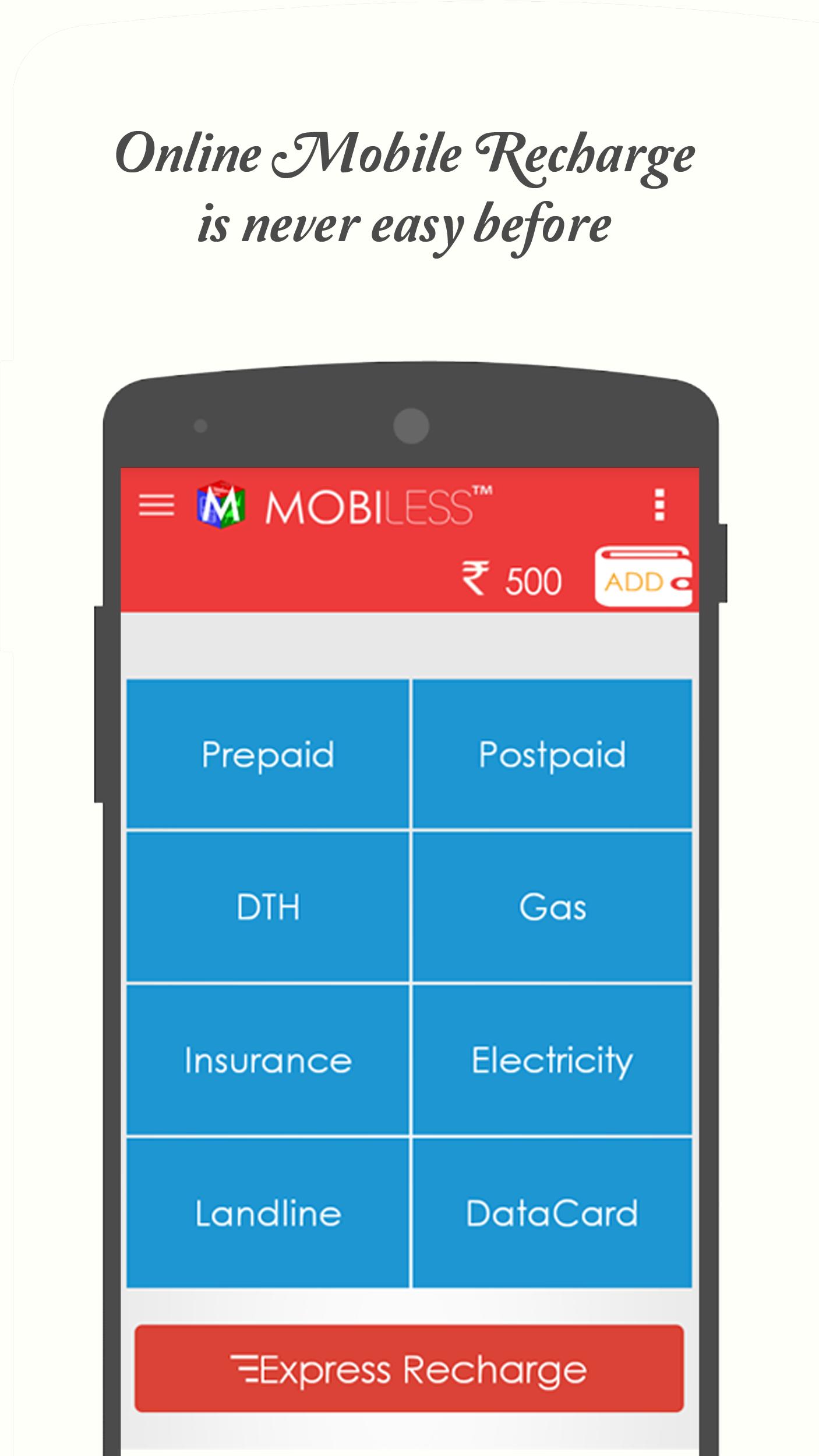 MobiLess - Online Recharge