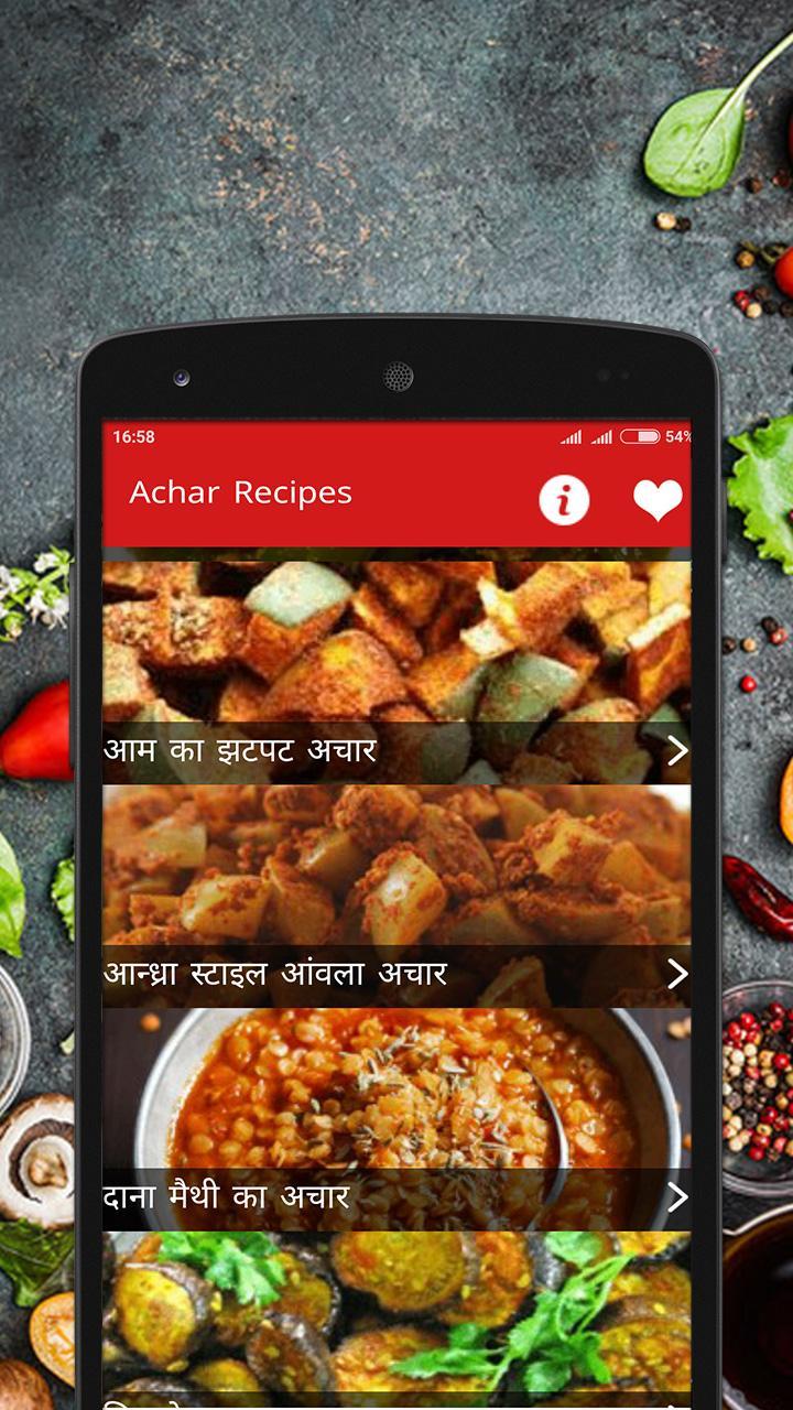 Achar Recipes in Hindi