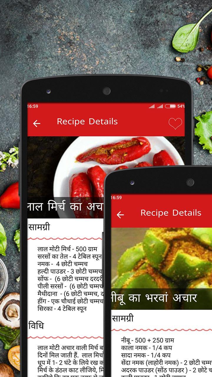 Achar Recipes in Hindi