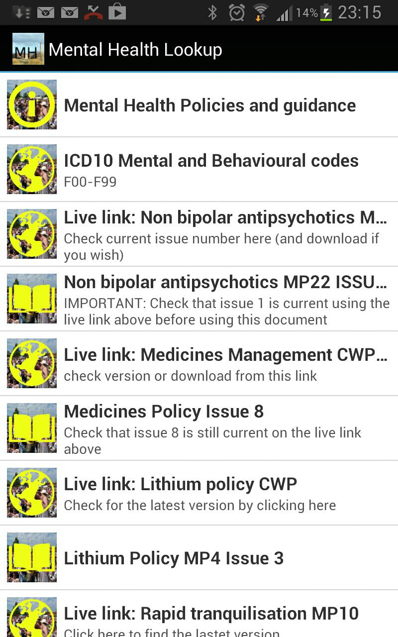 Mental Health Lookup