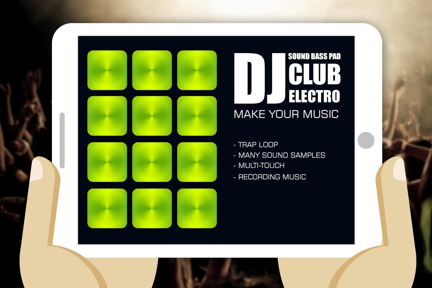 Dj electro club sound pad