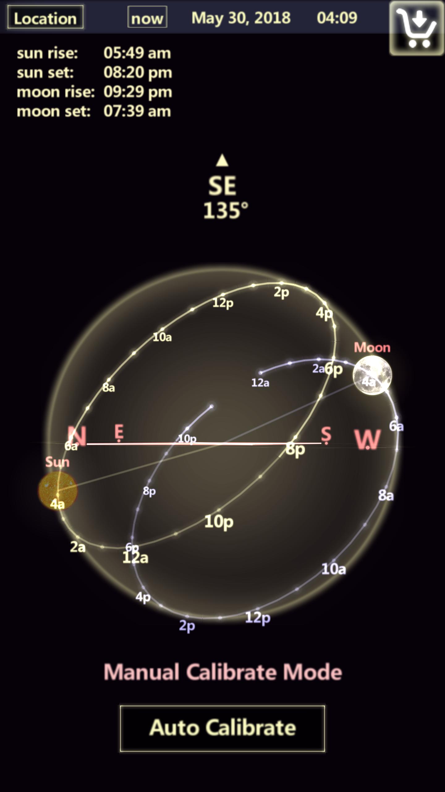 Sun & Moon Tracker