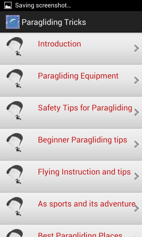 Paragliding Tricks