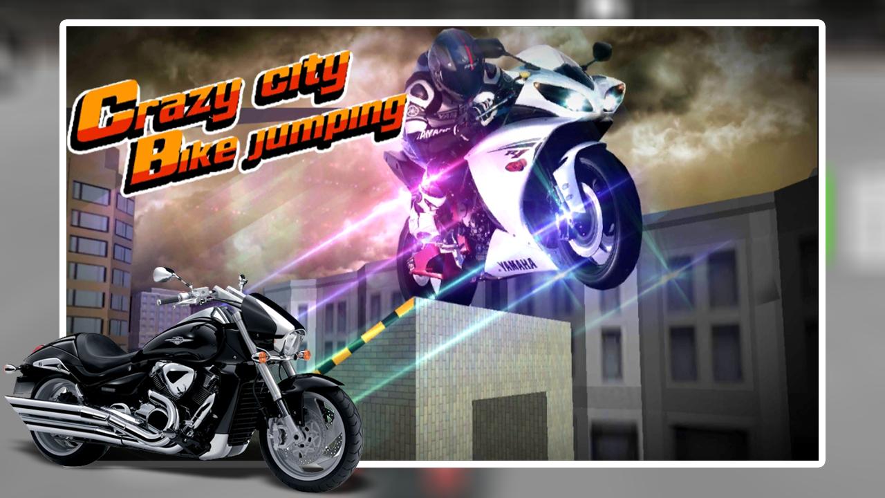 3D bike roof jumping stunts