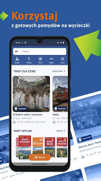 Traseo. Tourist routes & maps