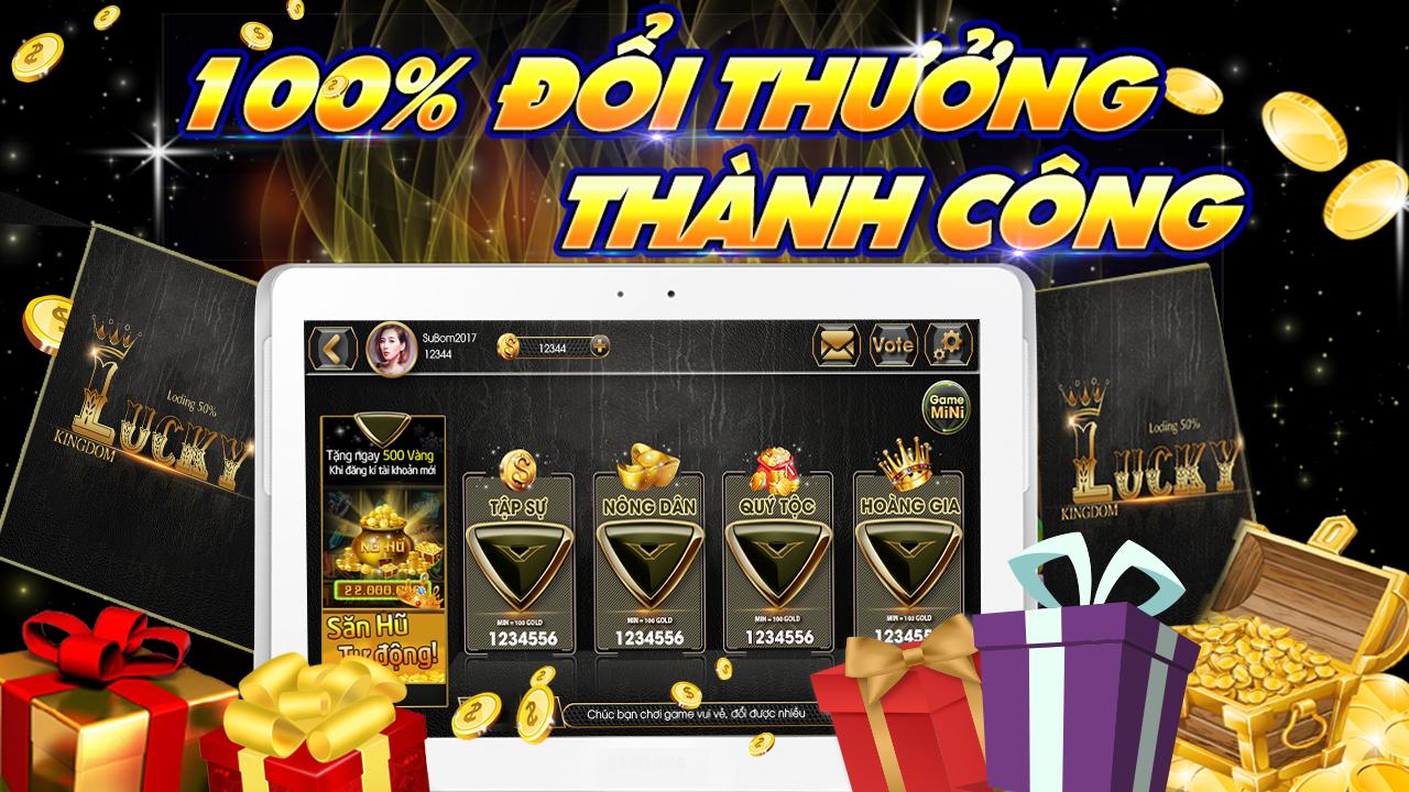 Slot - Vuong quoc lucky, Game Danh Bai Doi Thuong