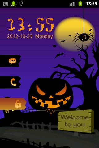 Halloween Go Locker Theme