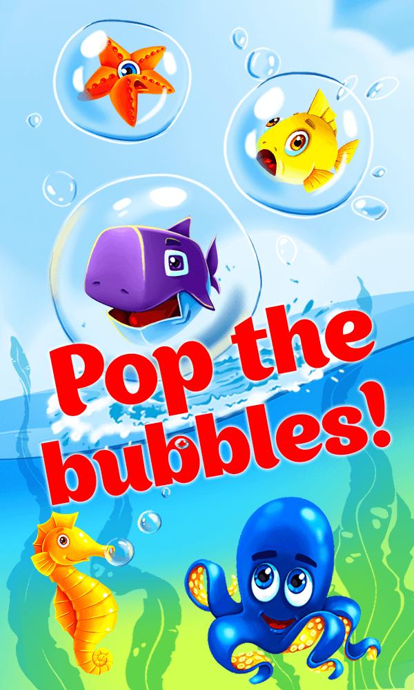 Kids game - Ocean bubbles pop