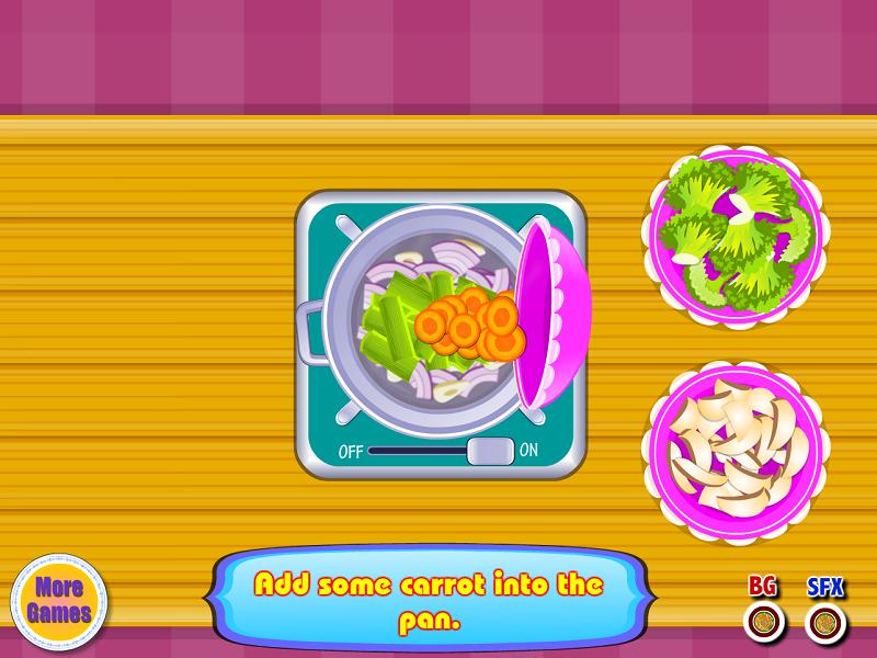 Delicious soup cooking games