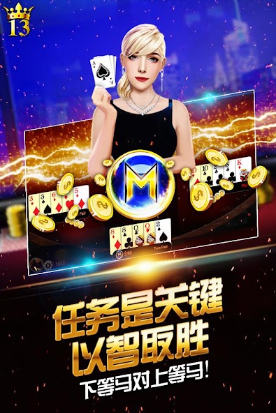 Lucky 13: 13 Poker Puzzle