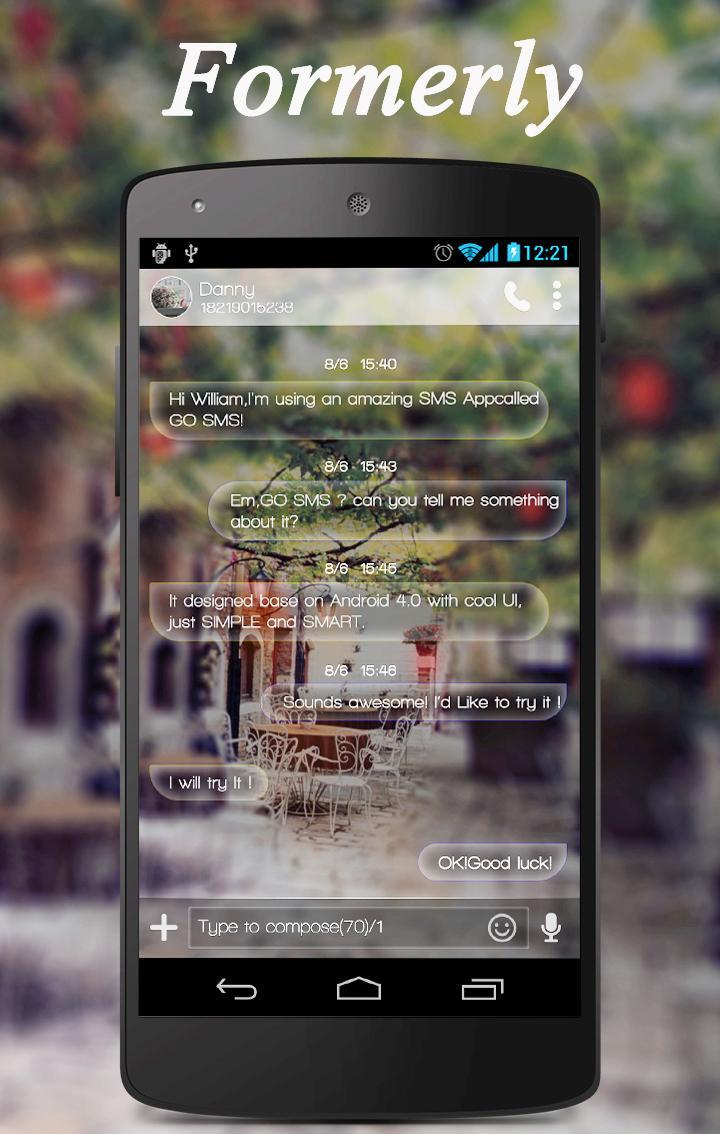 GO SMS PRO FORMERLY THEME