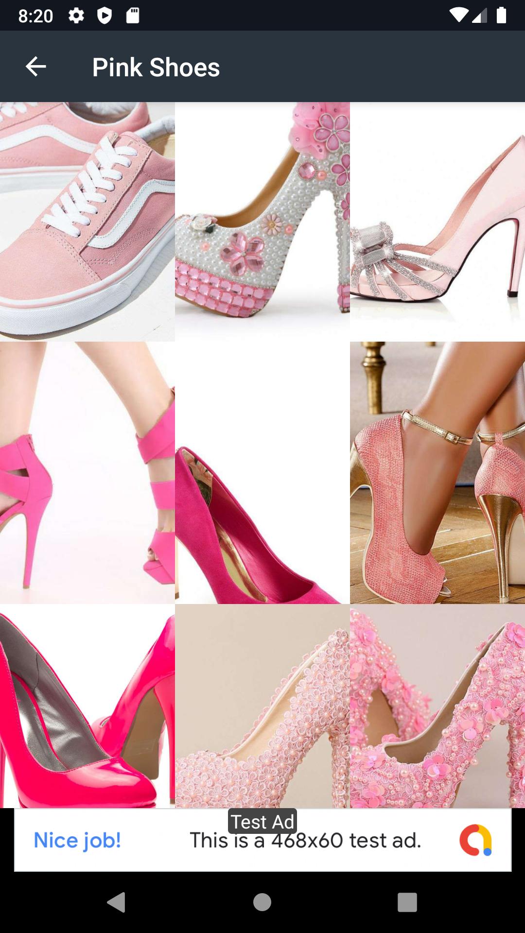 Pink Shoes Designs