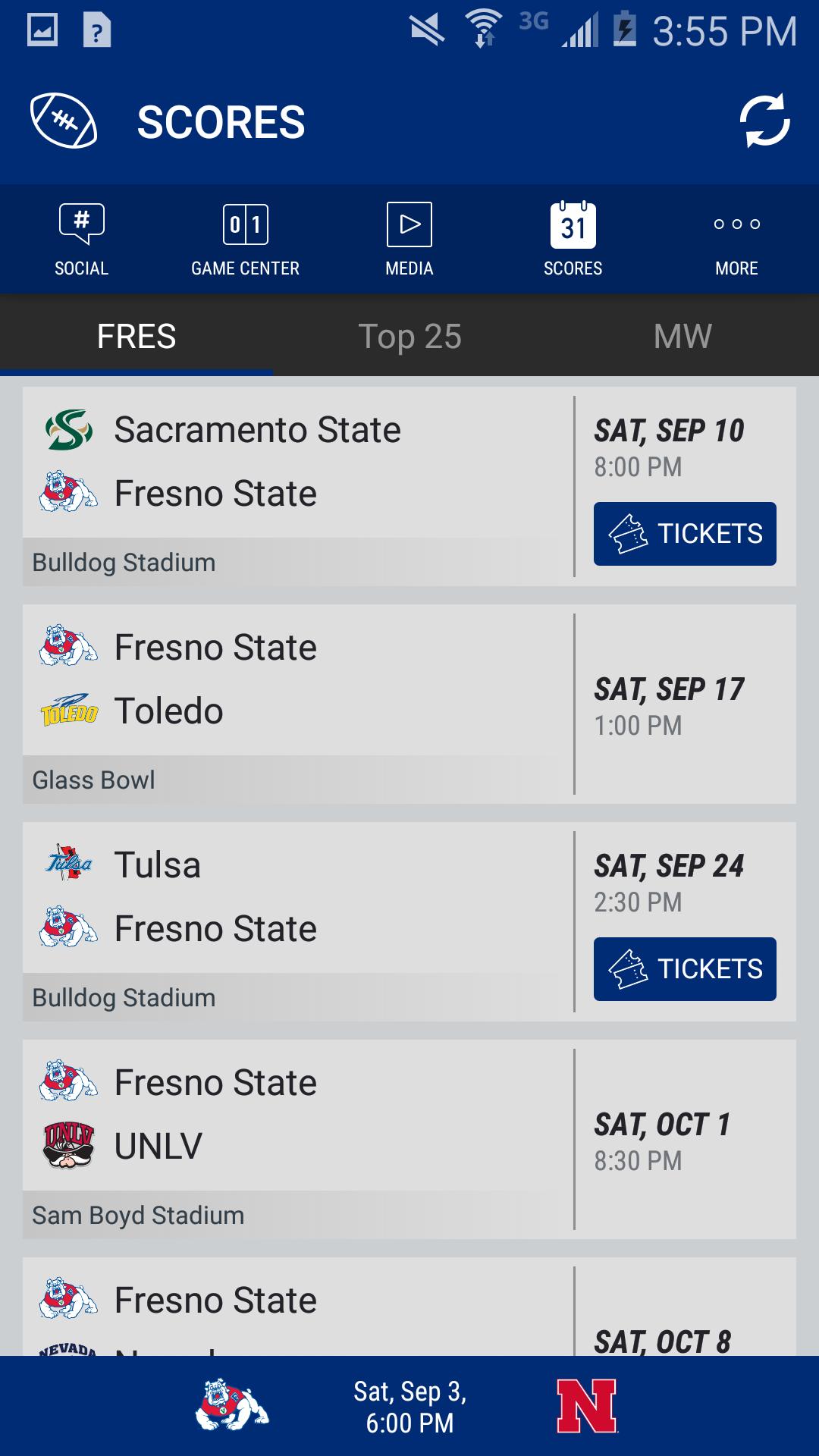 Fresno State Bulldogs Gameday