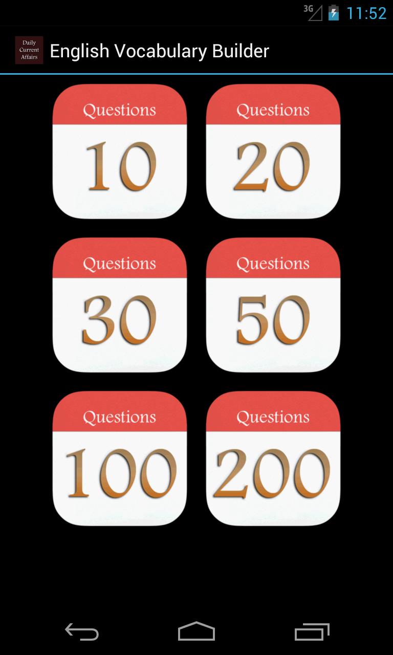 English Vocabulary Builder