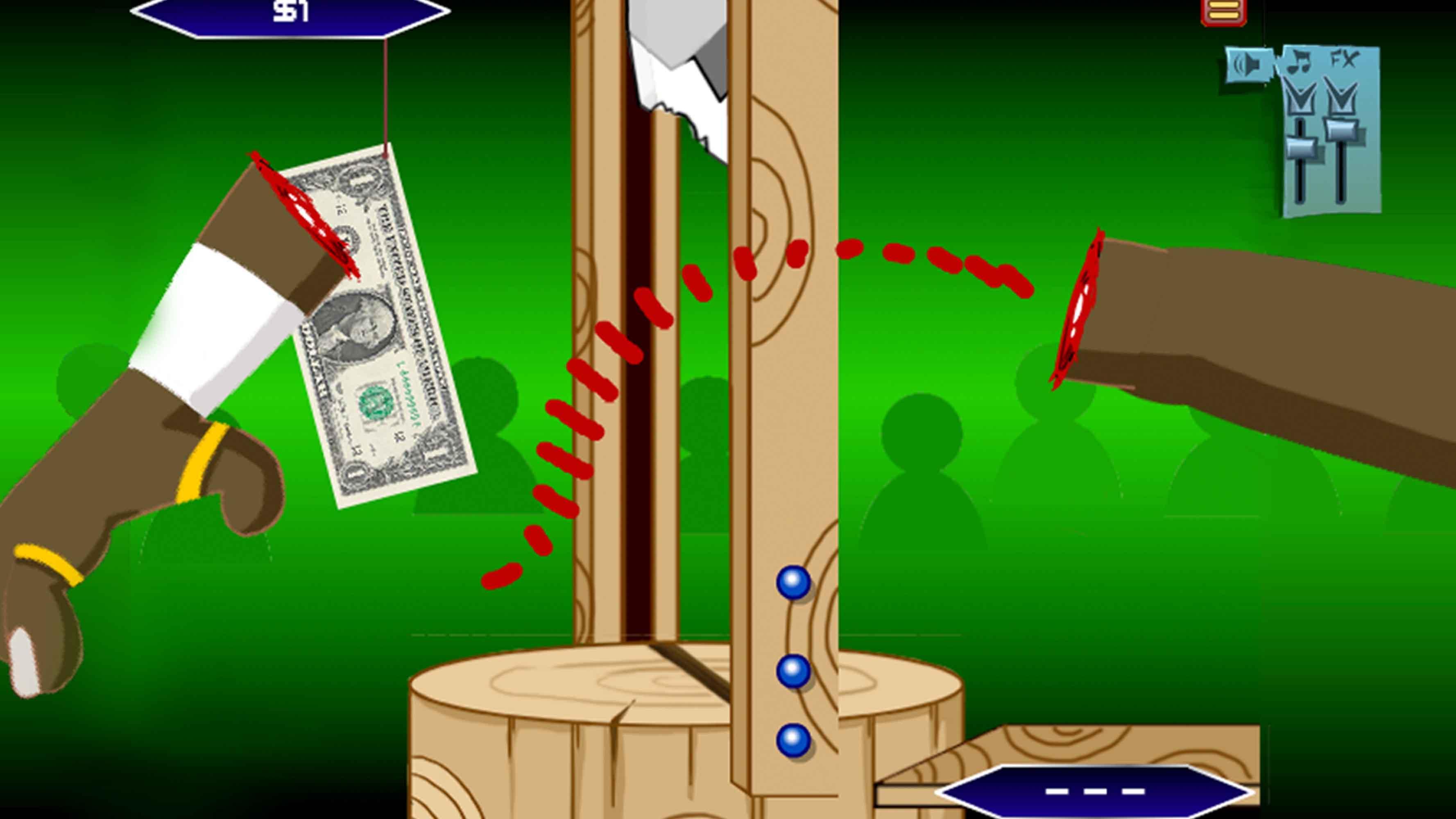 Handless Dollar Grabber