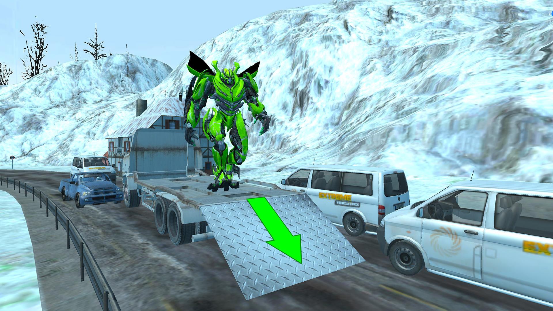 Flying Car Robot Wars:Car Transformation Game 2018