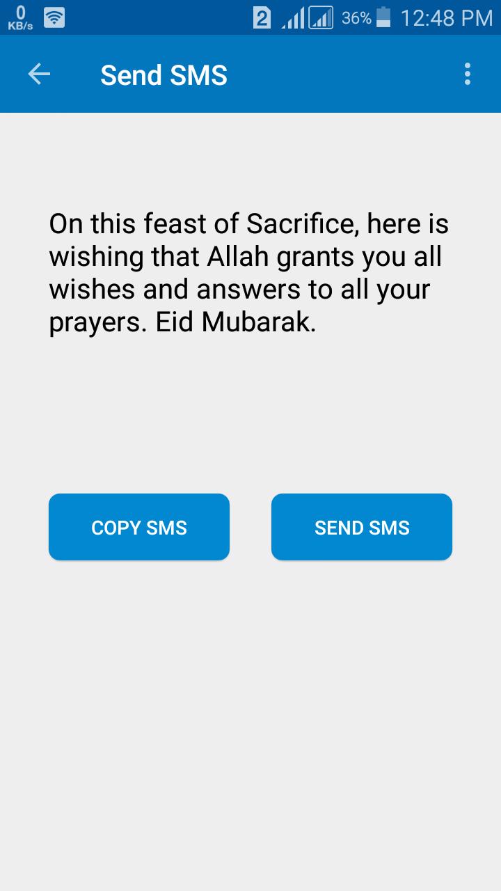 Eid SMS 2018