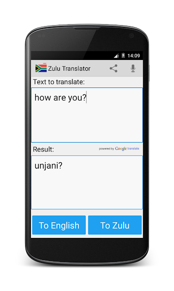 Zulu English Translator