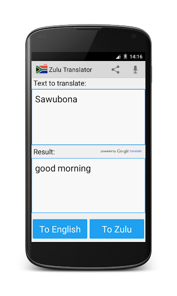 Zulu English Translator