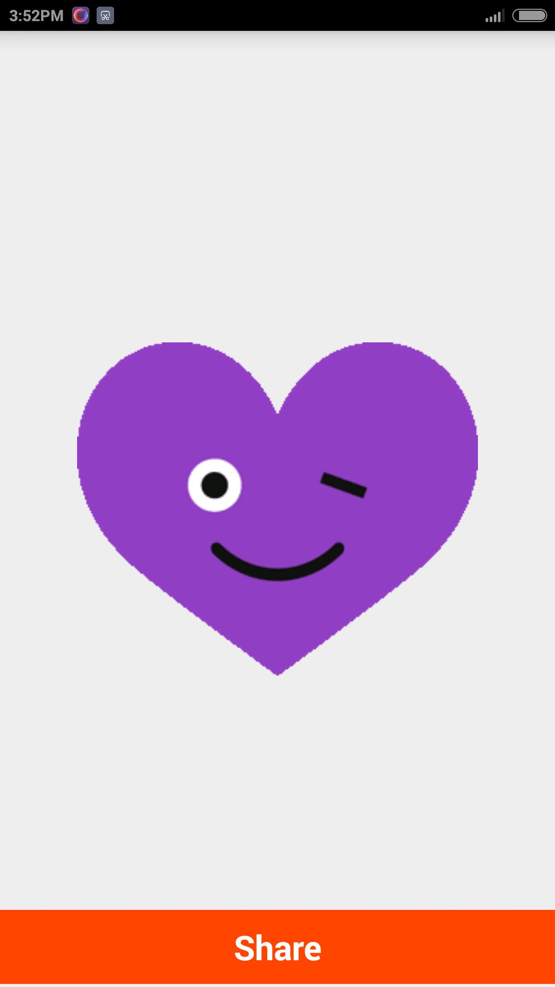 Smiley Heart Stickers