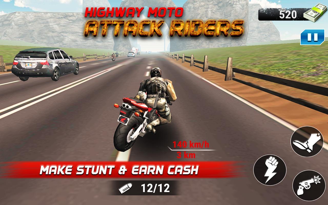 Highway Moto Attack Riders