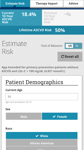 ASCVD Risk Estimator Plus