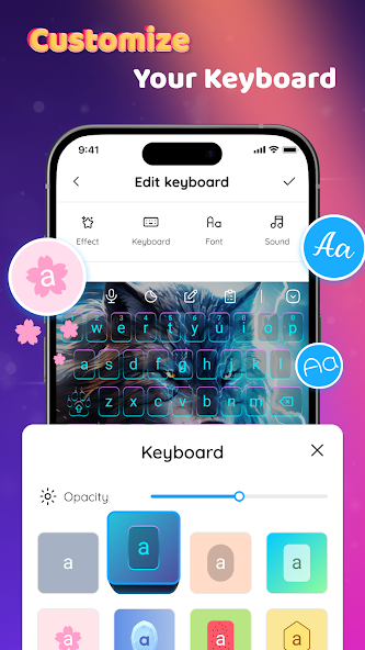 Font Keyboard Themes & Fancy