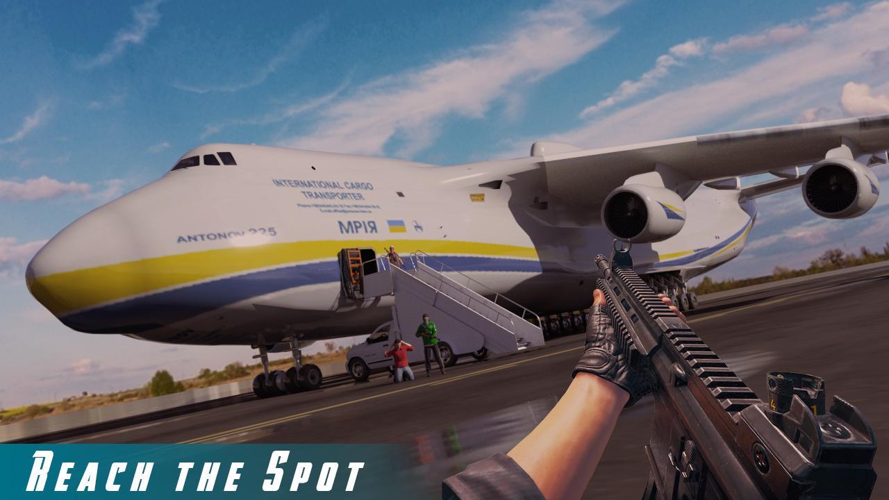 Airplane Hijack Secret Spy Rescue : Crime Games