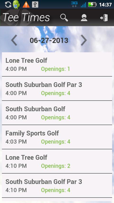 South Suburban Tee Times