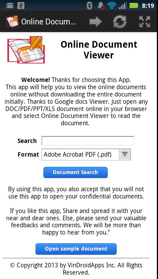 Online Document Viewer