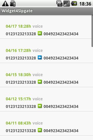 Widget4Sipgate