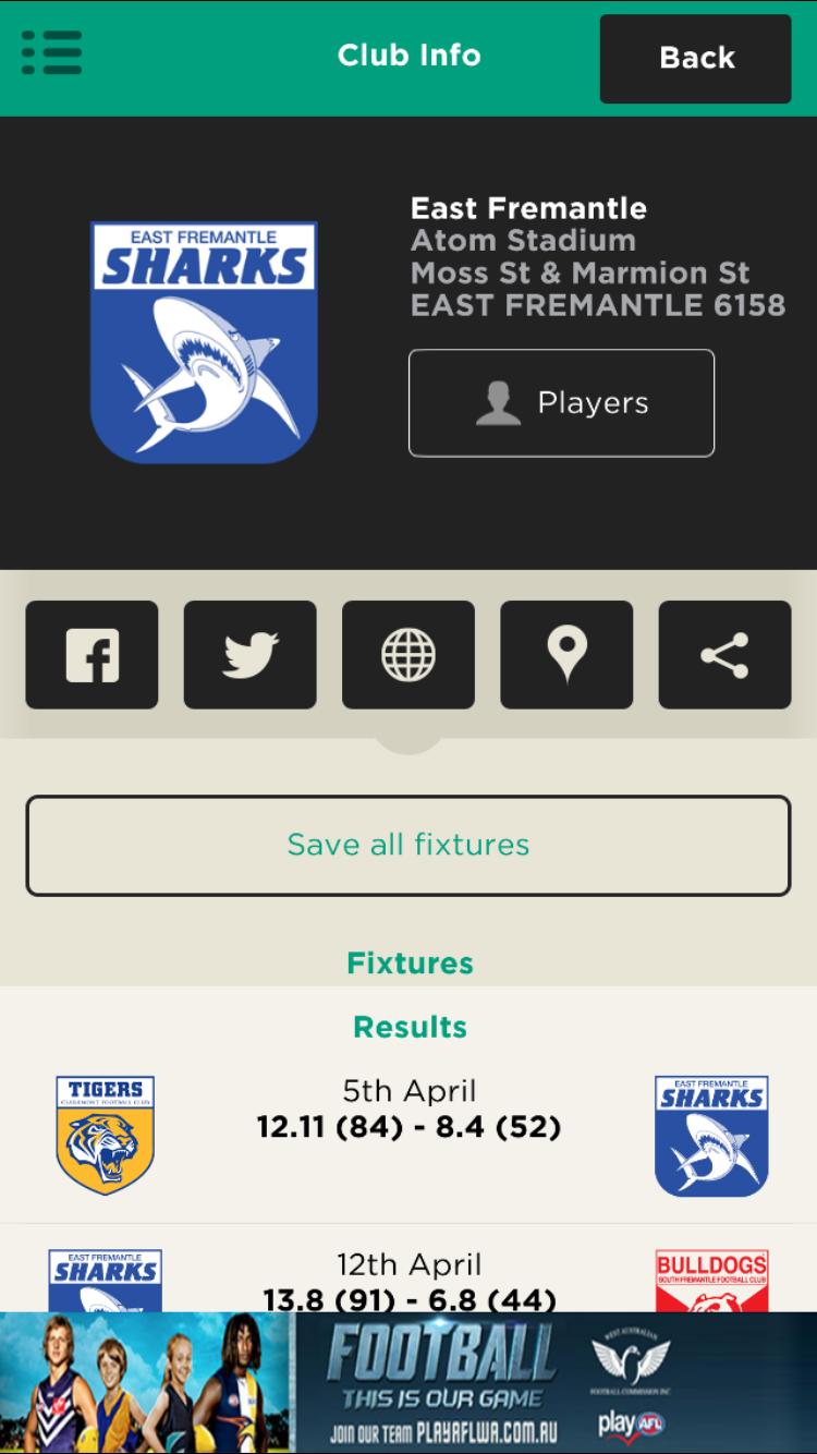 The Official WAFL app