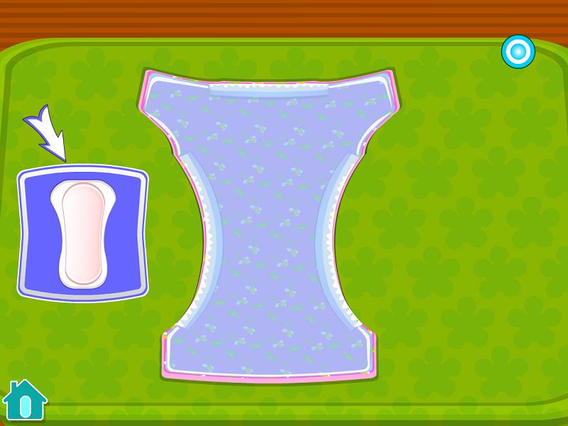 Diaper change baby games