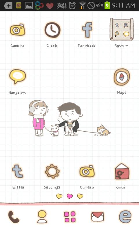 A picture diary go launcher