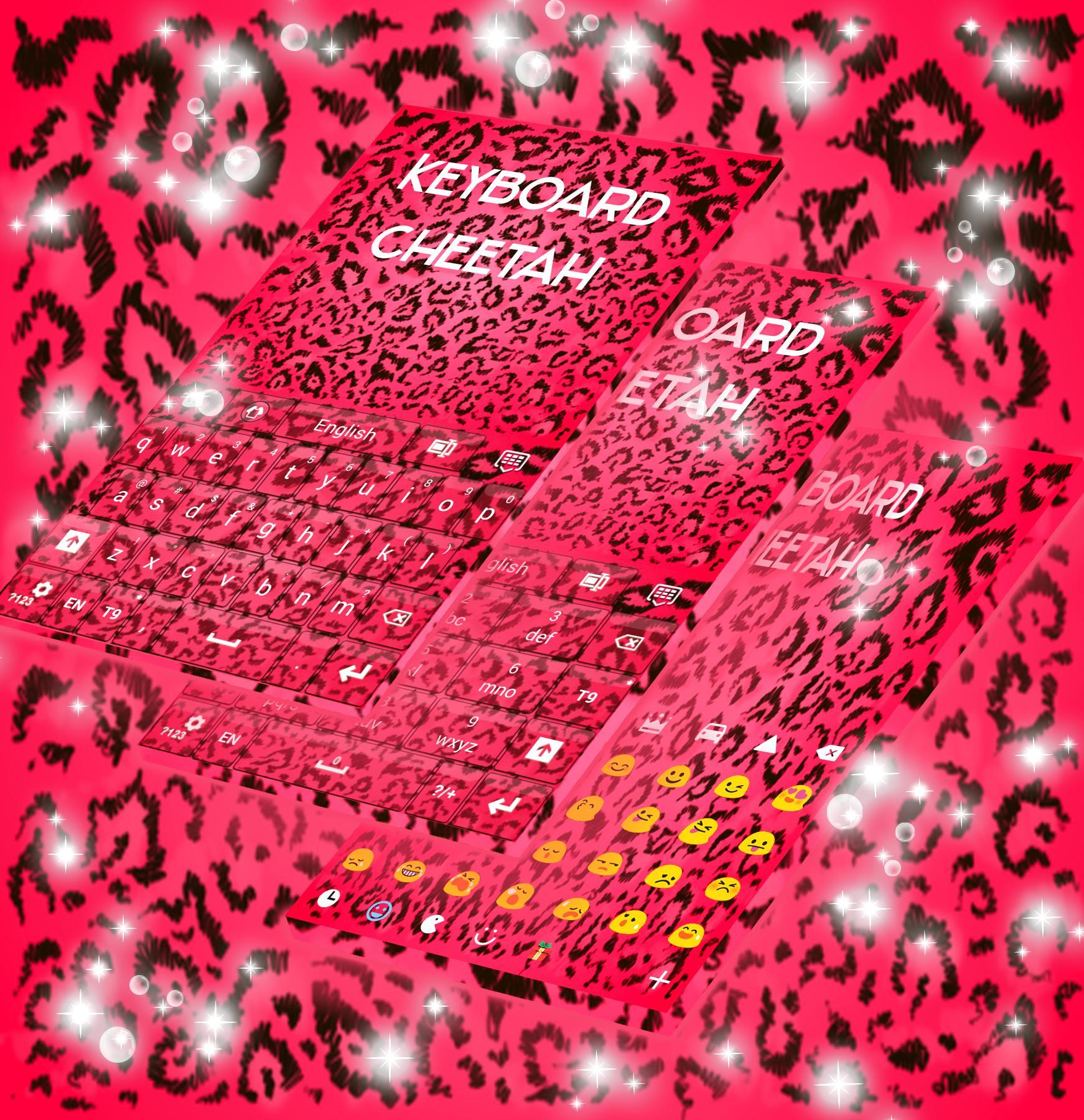 Keyboard Cheetah Free Pink