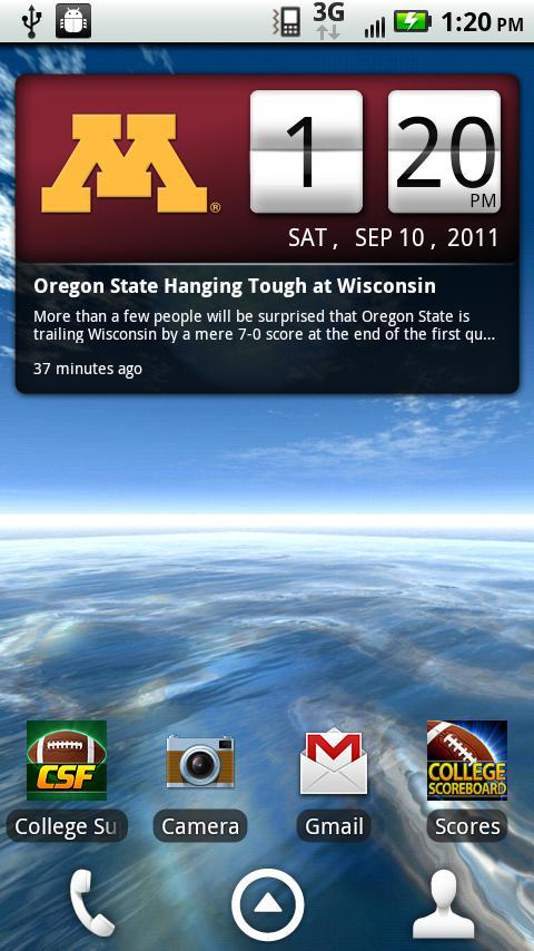 Minnesota Gophers Live Clock