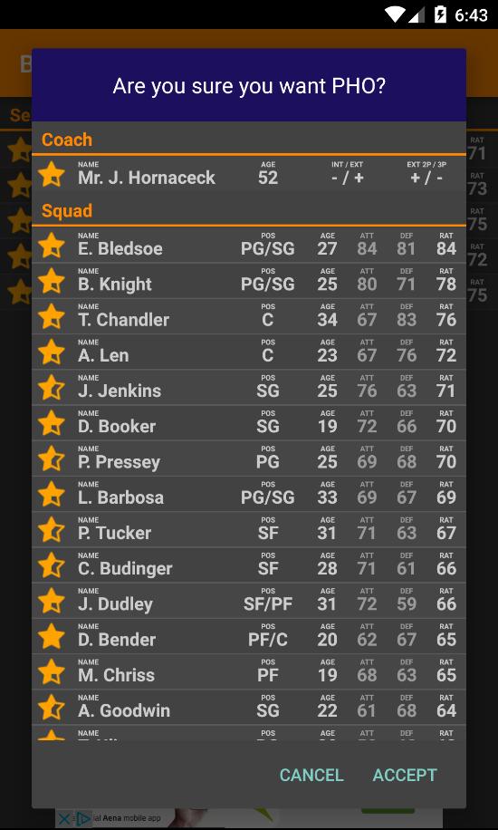 Basket Manager 2017 Free