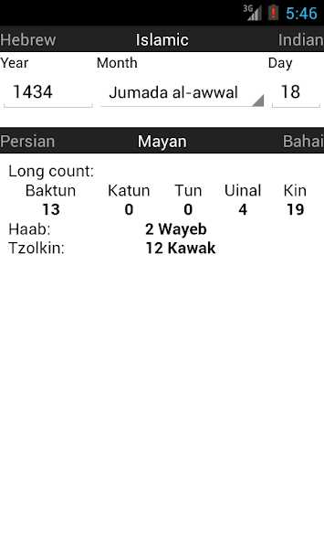 Date / Calendar Converter Lite